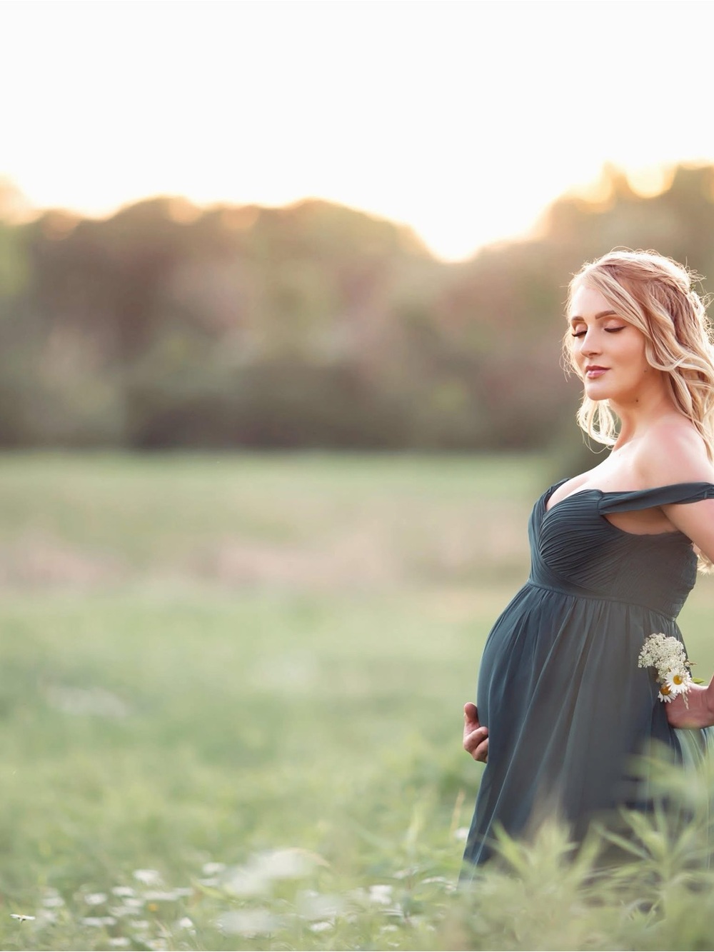 Beautiful Chiffon Maternity Dress